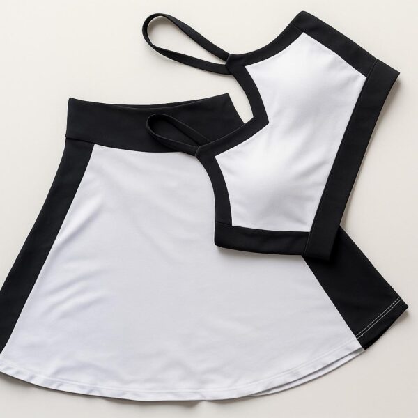 Conjunto Fitness com Short Saia e Top