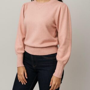 Blusa de Lã Manga Longa Salmão
