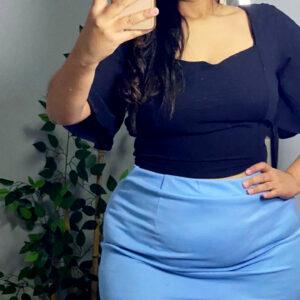 Cropped Mireya Preto
