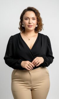 Blusa Duna Malu Com Mangas Longas