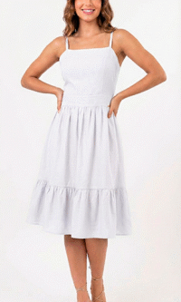 Vestido Alcinha em Viscolinho